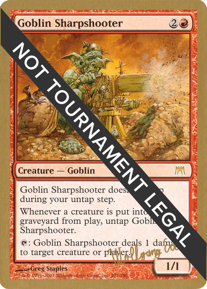 Goblin Sharpshooter 2003 Wolfgang Eder ONS we207/142 (World Championship Decks)  | Good Games Modbury