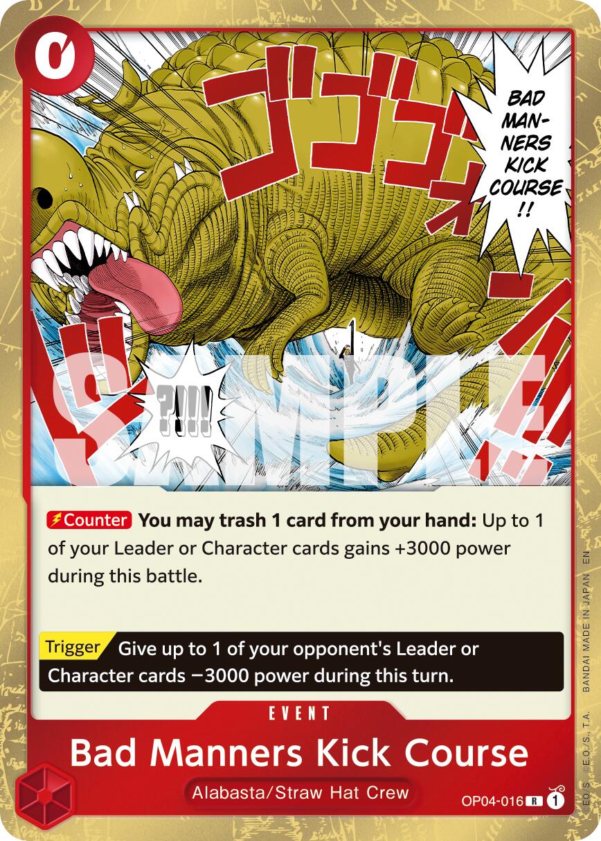 Bad Manners Kick Course (Reprint) [Premium Booster -The Best- Vol. 2] | Good Games Modbury