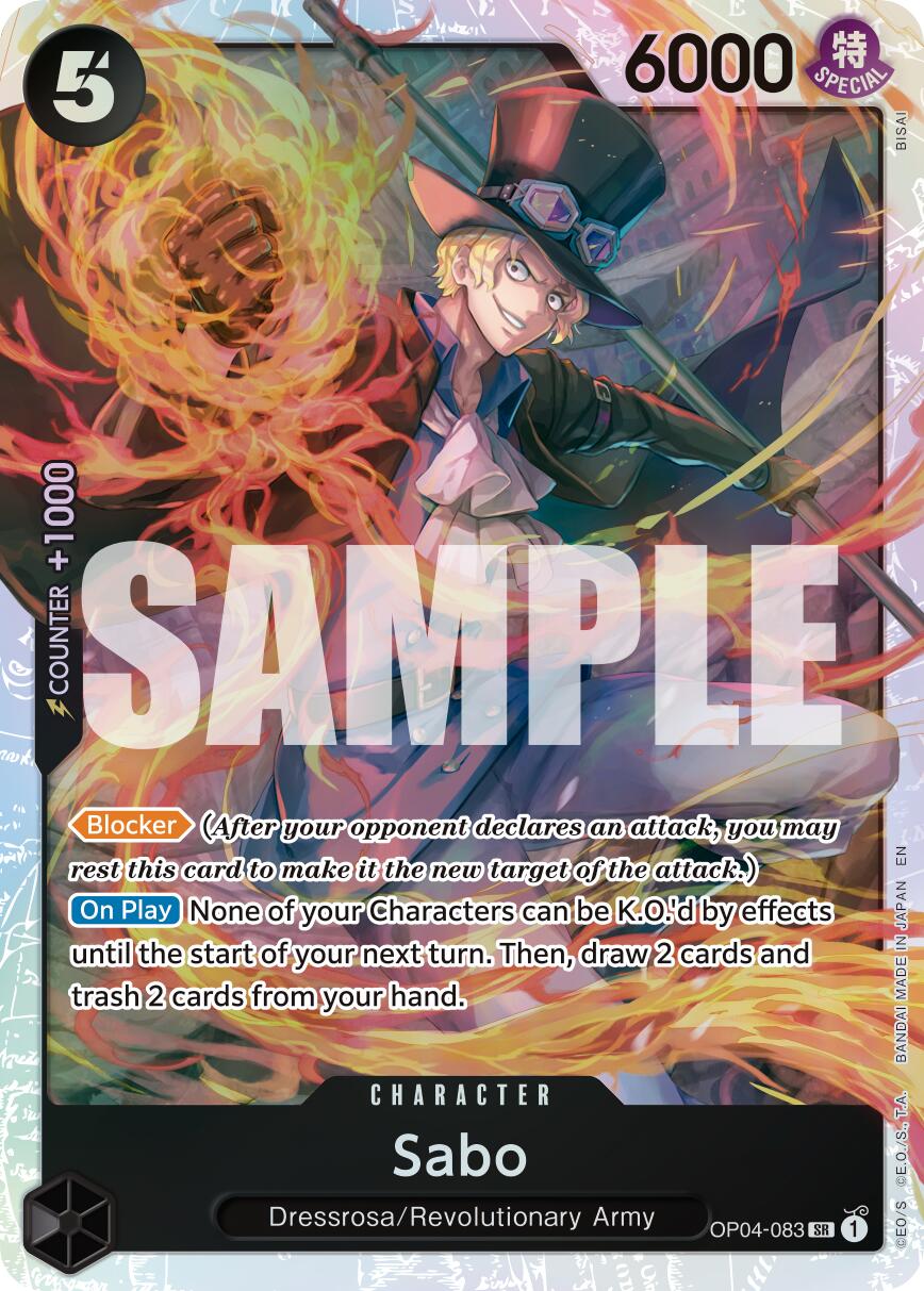 Sabo (OP04-083) (Reprint) [Premium Booster -The Best- Vol. 2] | Good Games Modbury