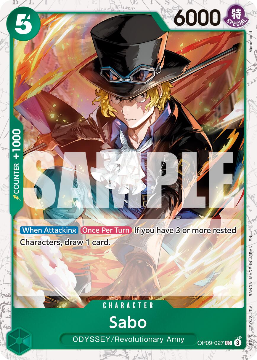 Sabo (OP09-027) (Pirate Foil) [Premium Booster -The Best- Vol. 2] | Good Games Modbury