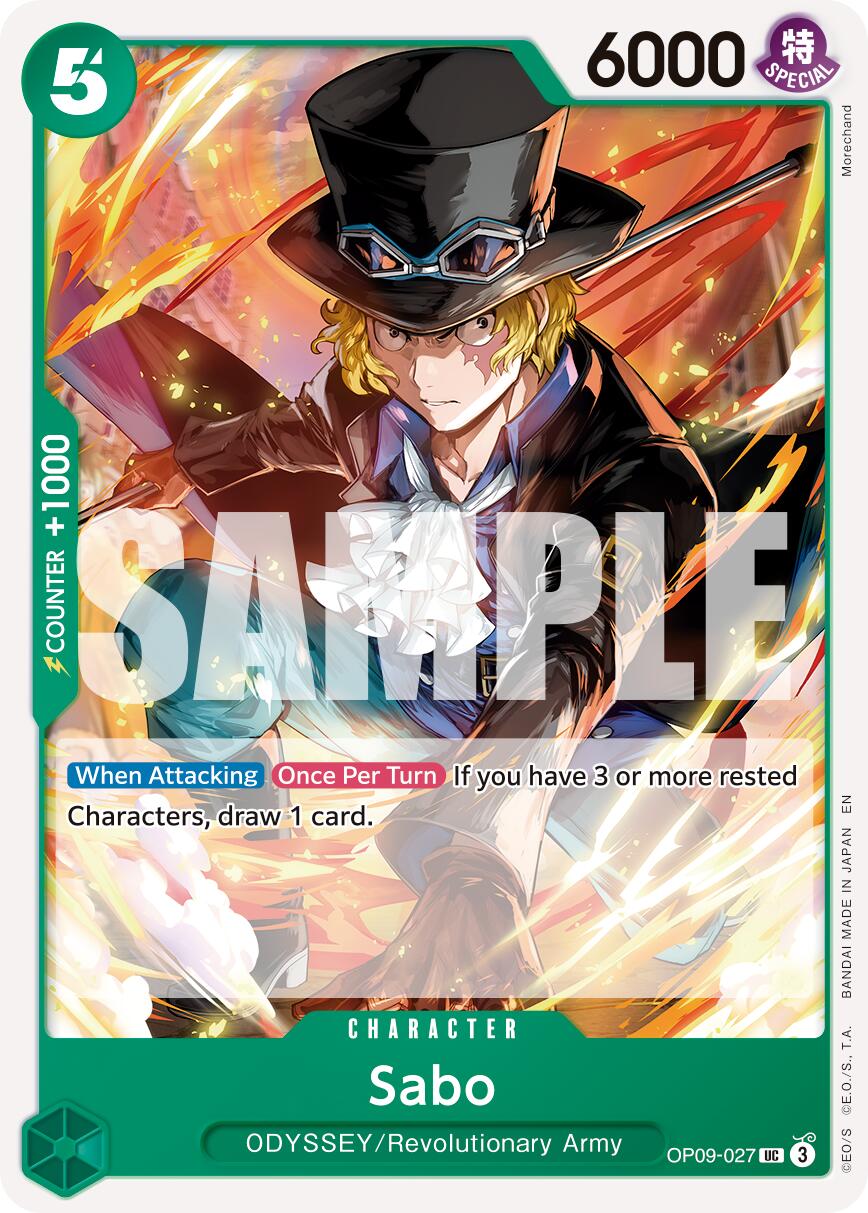 Sabo (OP09-027) (Reprint) [Premium Booster -The Best- Vol. 2] | Good Games Modbury