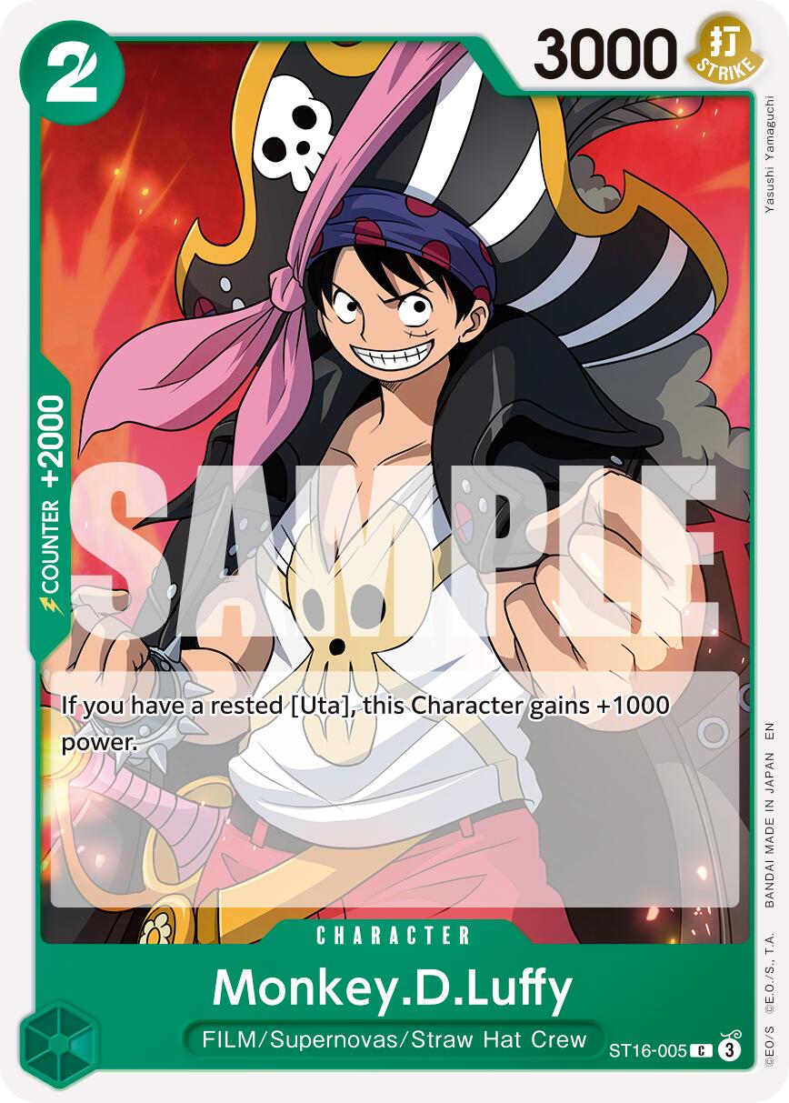 Monkey.D.Luffy (ST16-005) (Reprint) [Premium Booster -The Best- Vol. 2] | Good Games Modbury