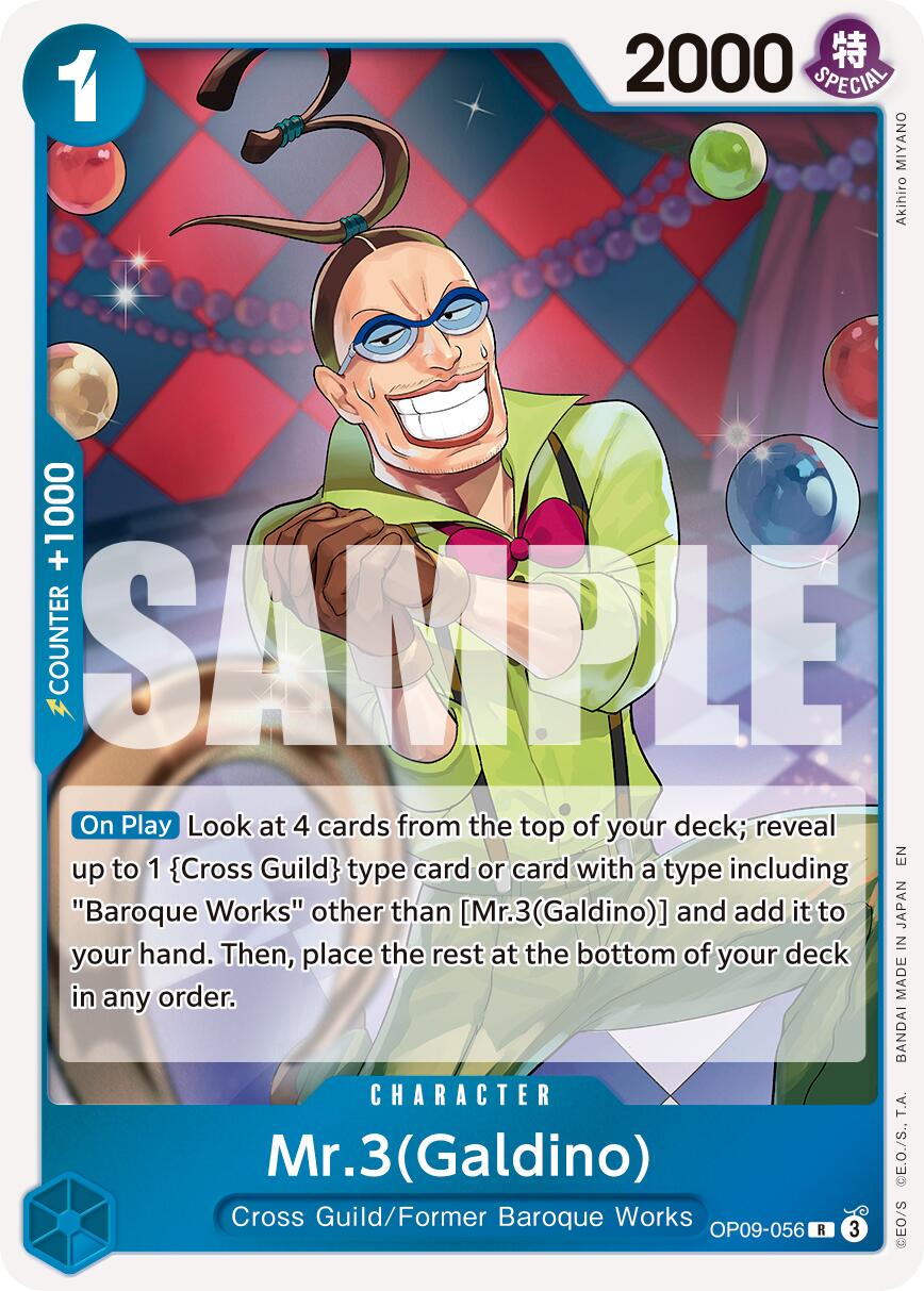 Mr.3(Galdino) (OP09-056) (Reprint) [Premium Booster -The Best- Vol. 2] | Good Games Modbury