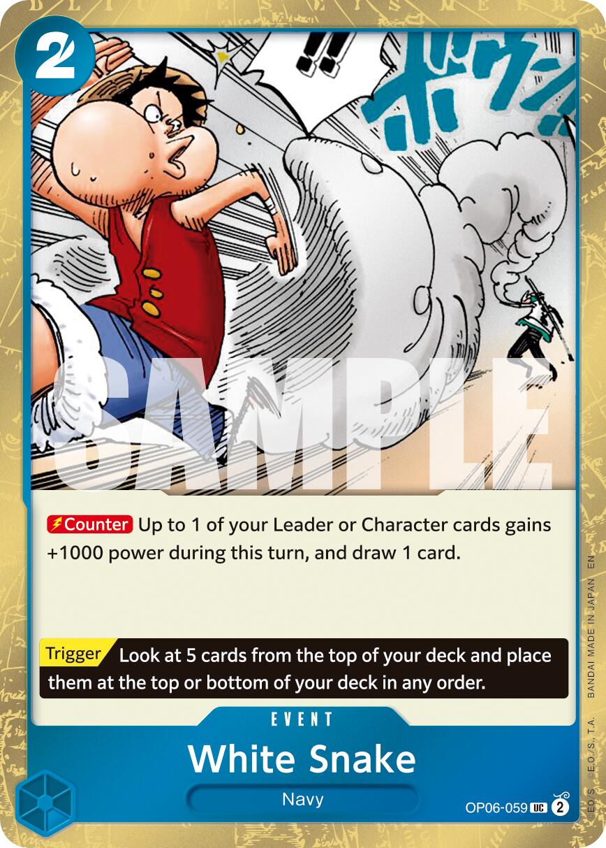 White Snake (Pirate Foil) [Premium Booster -The Best- Vol. 2] | Good Games Modbury