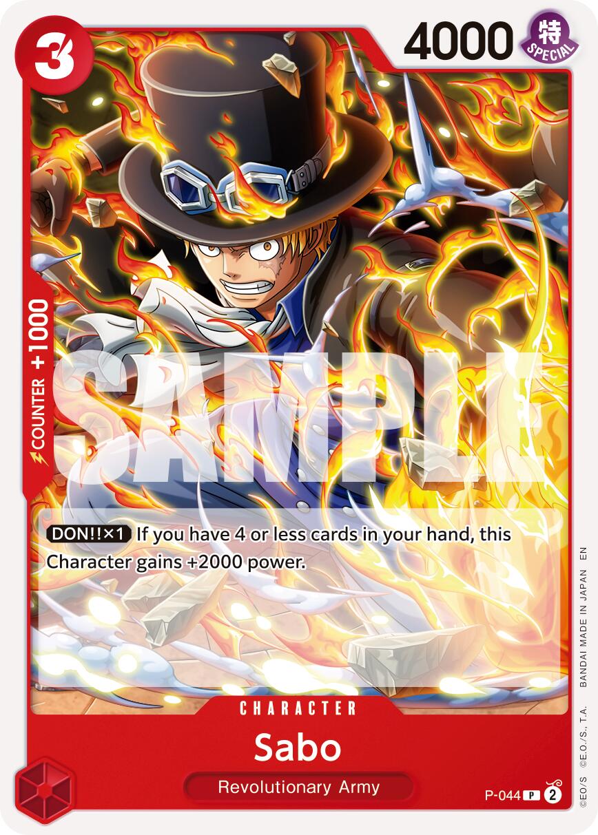 Sabo (P-044) (Reprint) [Premium Booster -The Best- Vol. 2] | Good Games Modbury