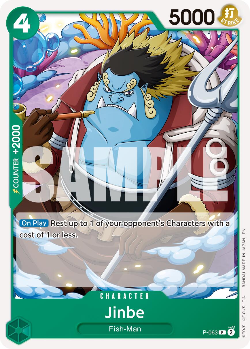 Jinbe (P-063) (Reprint) [Premium Booster -The Best- Vol. 2] | Good Games Modbury