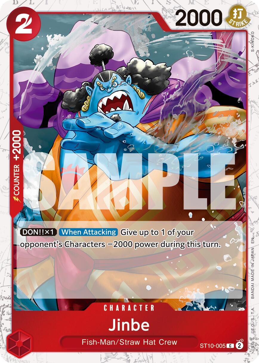 Jinbe (ST10-005) (Pirate Foil) [Premium Booster -The Best- Vol. 2] | Good Games Modbury