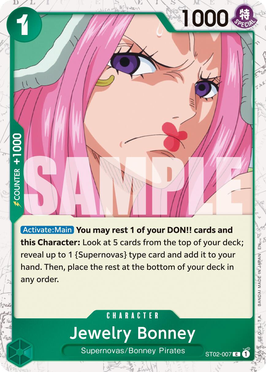 Jewelry Bonney (ST02-007) (Pirate Foil) [Premium Booster -The Best- Vol. 2] | Good Games Modbury