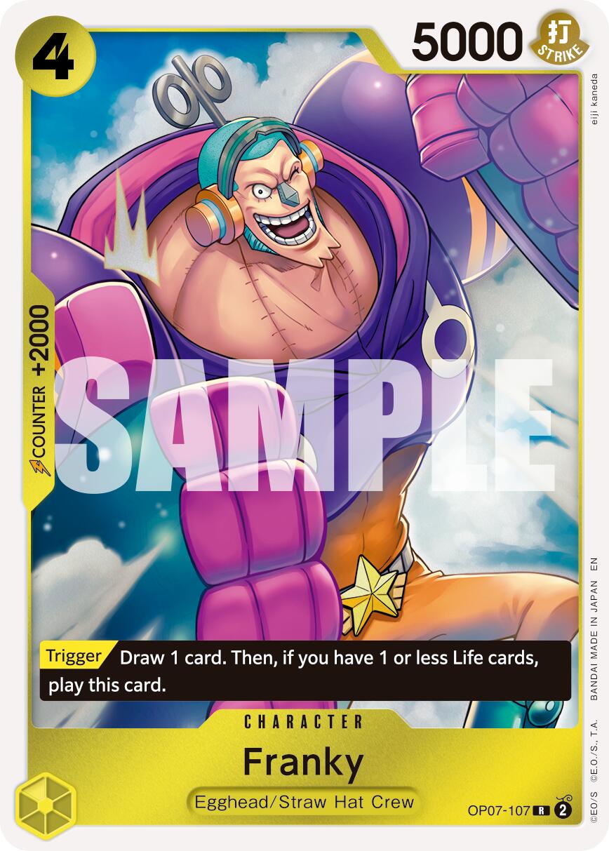 Franky (OP07-107) (Reprint) [Premium Booster -The Best- Vol. 2] | Good Games Modbury