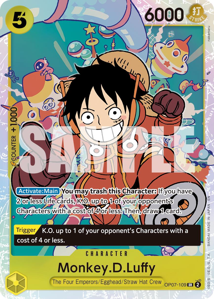 Monkey.D.Luffy (OP07-109) (Reprint) [Premium Booster -The Best- Vol. 2] | Good Games Modbury
