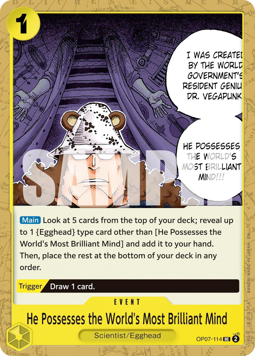 He Possesses the World's Most Brilliant Mind (Reprint) [Premium Booster -The Best- Vol. 2] | Good Games Modbury