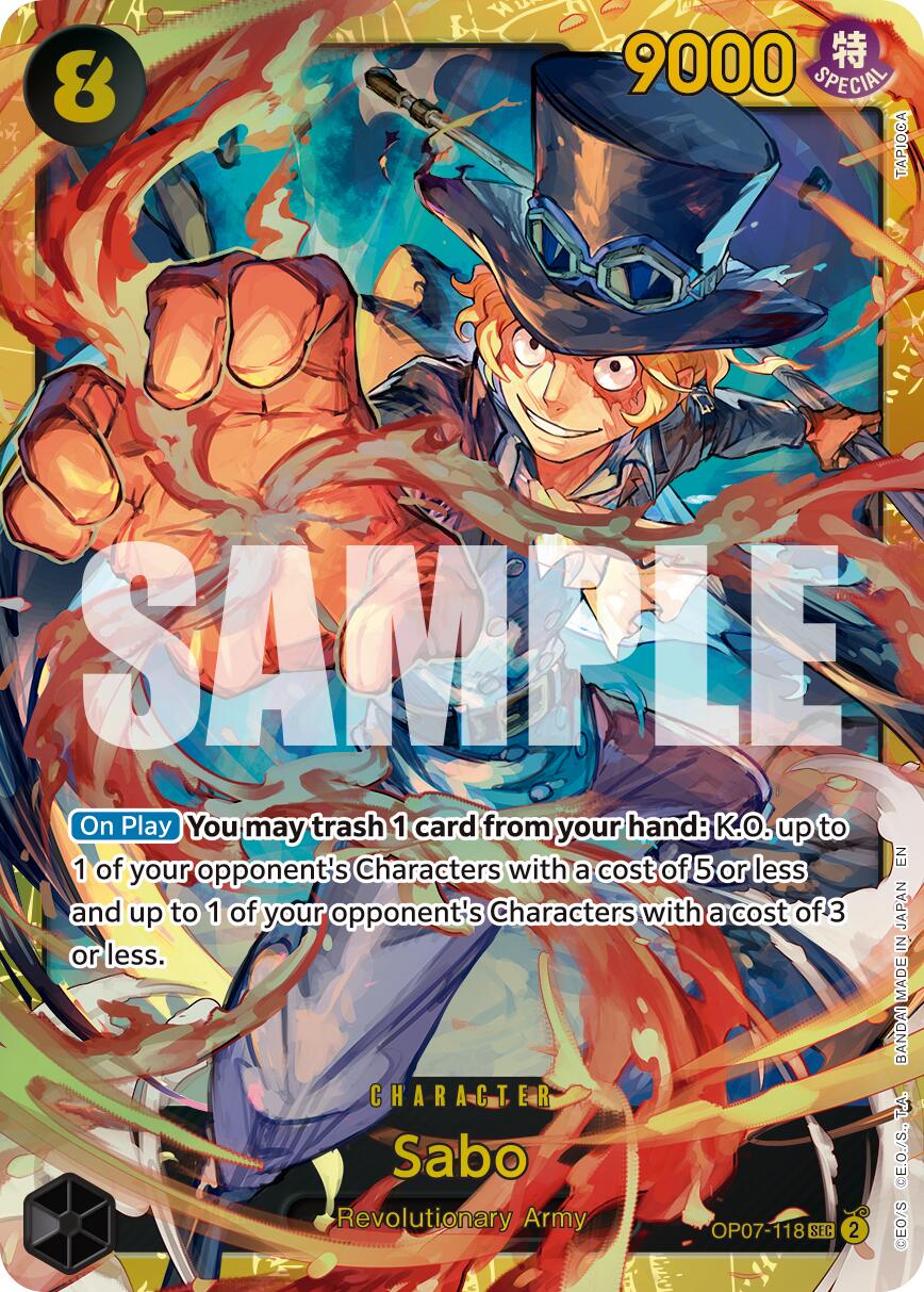 Sabo (OP07-118) (Reprint) [Premium Booster -The Best- Vol. 2] | Good Games Modbury