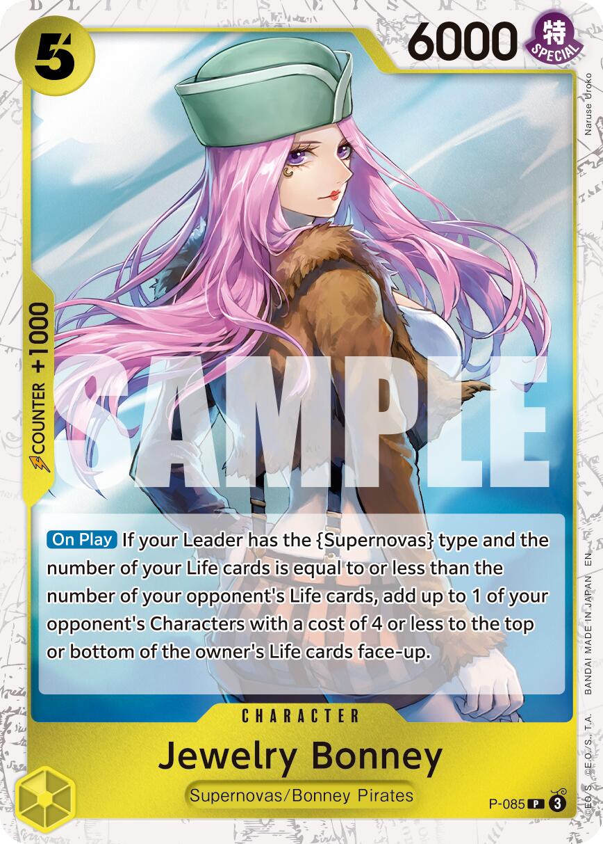 Jewelry Bonney (P-085) (Pirate Foil) [Premium Booster -The Best- Vol. 2] | Good Games Modbury