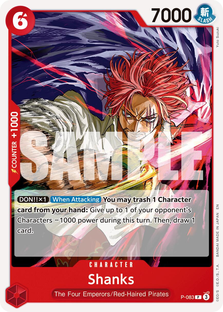 Shanks (P-083) (Reprint) [Premium Booster -The Best- Vol. 2] | Good Games Modbury