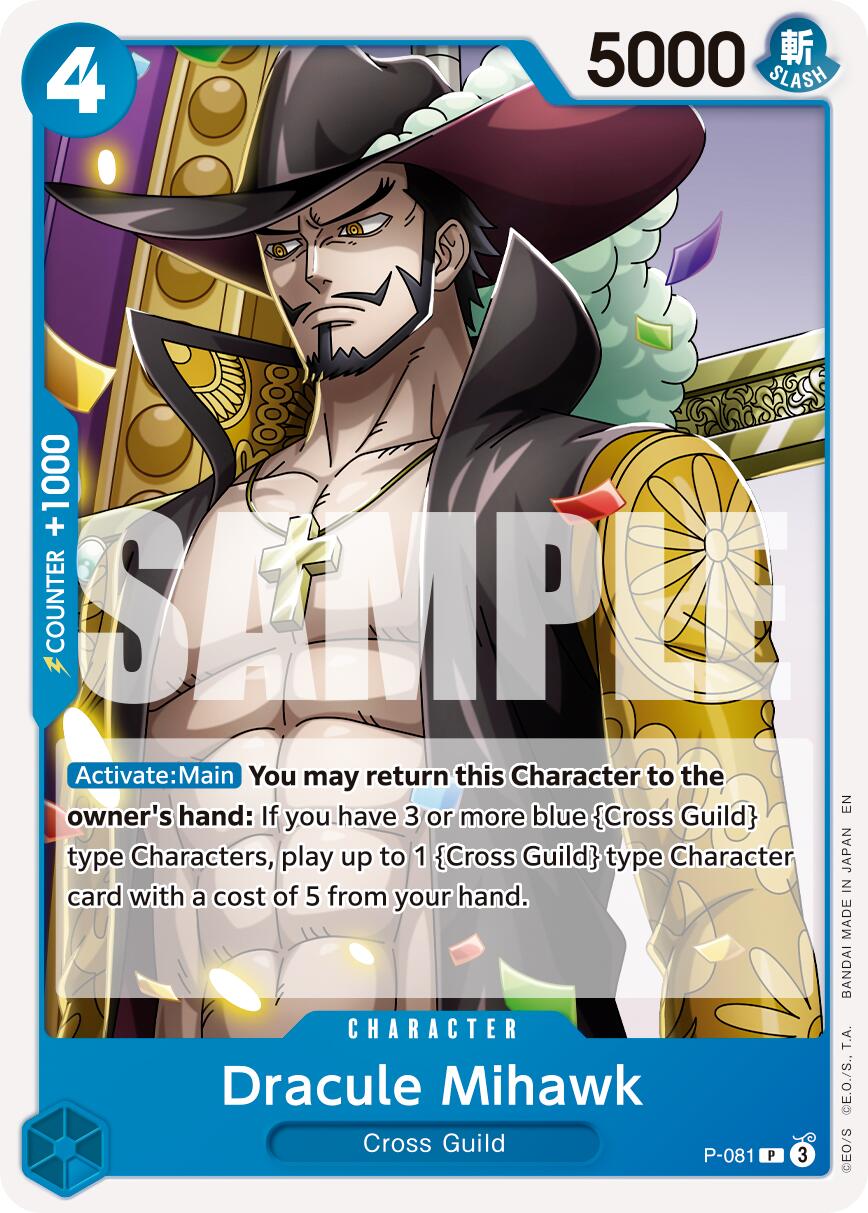 Dracule Mihawk (P-081) (Reprint) [Premium Booster -The Best- Vol. 2] | Good Games Modbury