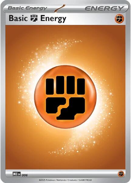 Basic Fighting Energy - 006 [Mega Evolution Energies] | Good Games Modbury