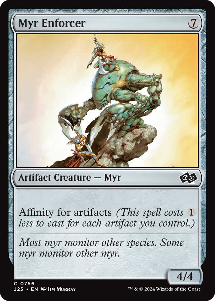 Myr Enforcer [Foundations Jumpstart] | Good Games Modbury