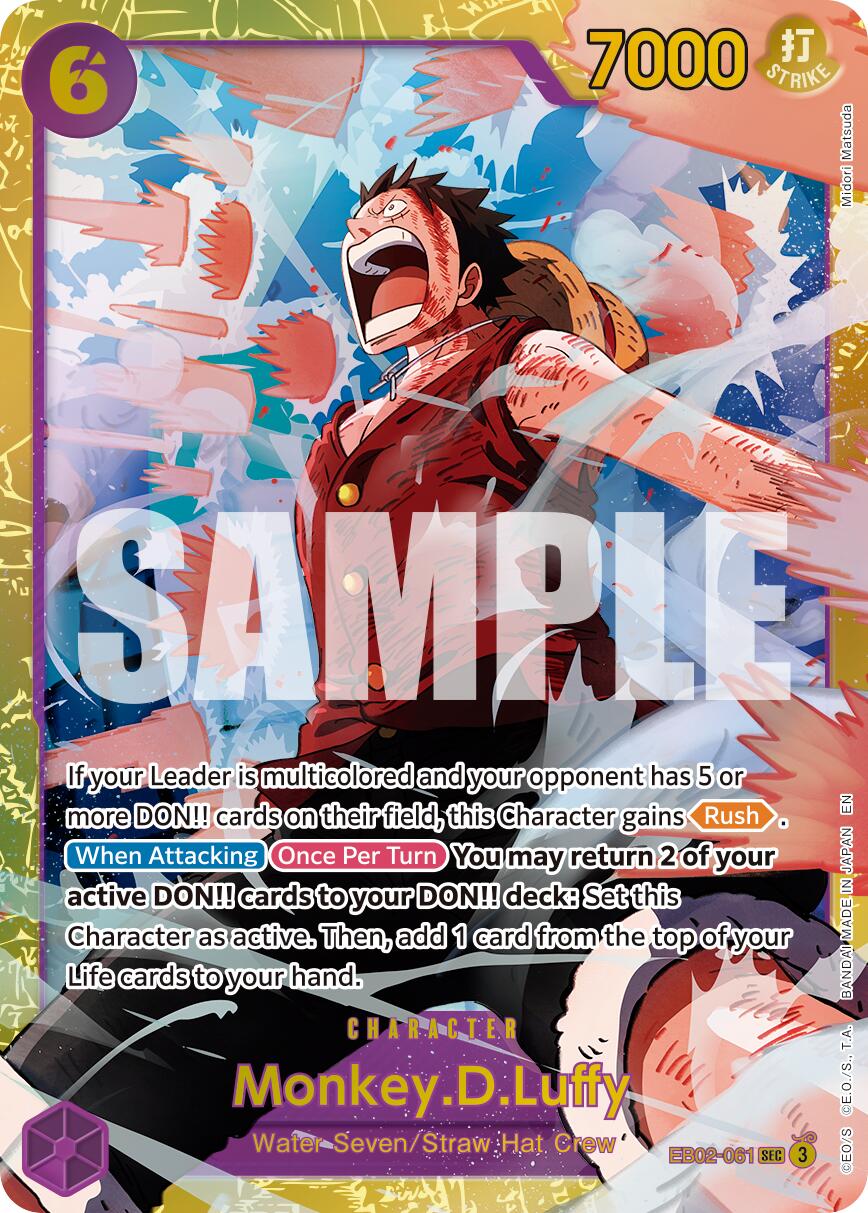 Monkey.D.Luffy (EB02-061) (Reprint) [Premium Booster -The Best- Vol. 2] | Good Games Modbury