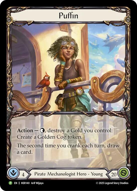 Puffin [HER140] (Promo)  Rainbow Foil | Good Games Modbury