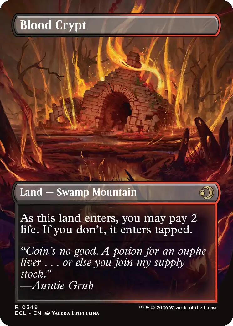 Blood Crypt (Borderless) [Lorwyn Eclipsed] | Good Games Modbury