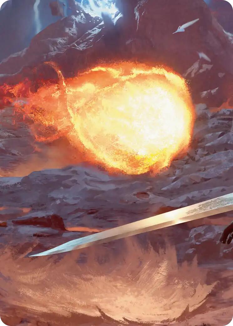 Duelist's Flame Scene Art Card [FINAL FANTASY Art Series] | Good Games Modbury