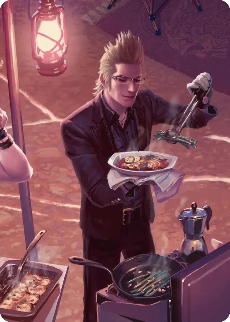 Campsite Cuisine Scene Art Card [FINAL FANTASY Art Series] | Good Games Modbury