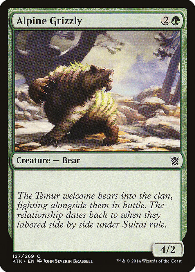 Alpine Grizzly [Khans of Tarkir] | Good Games Modbury