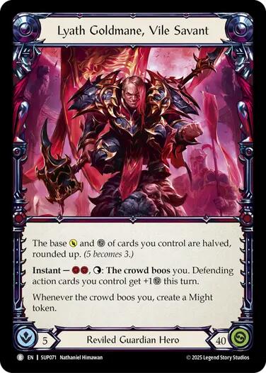 Lyath Goldmane, Vile Savant // Lyath Goldmane [SUP071//SUP072] (Super Slam) | Good Games Modbury