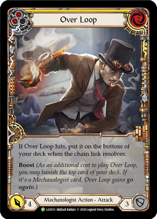 Over Loop (Yellow) [LGS033] (Promo) | Good Games Modbury