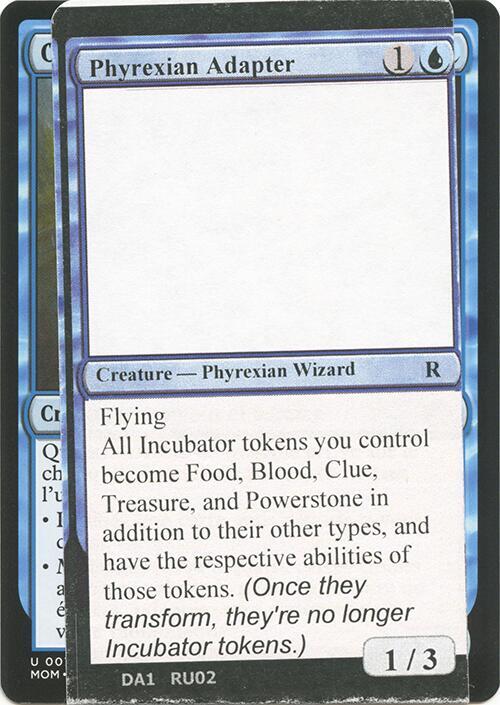 Phyrexian Adapter RU02c/477 (Un-Known Event Playtest Cards)  | Good Games Modbury
