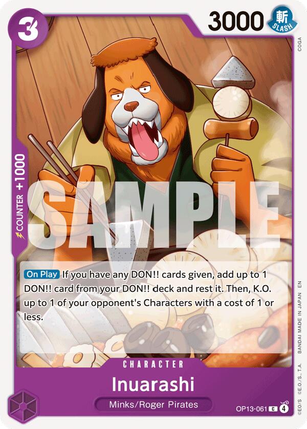 Inuarashi [Carrying On His Will] | Good Games Modbury