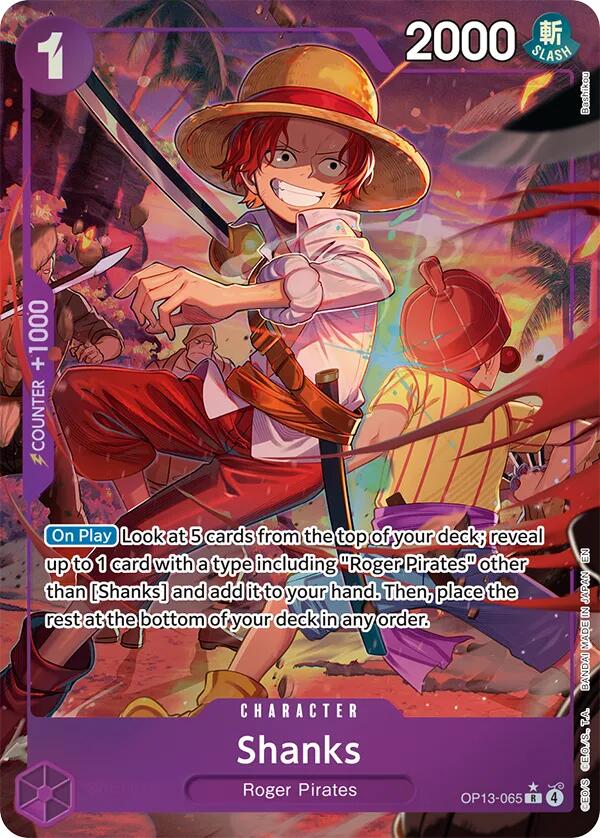 Shanks (Alternate Art) [Carrying On His Will] | Good Games Modbury