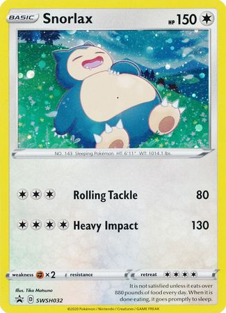 Snorlax (SWSH032) [Sword & Shield: Black Star Promos] | Good Games Modbury