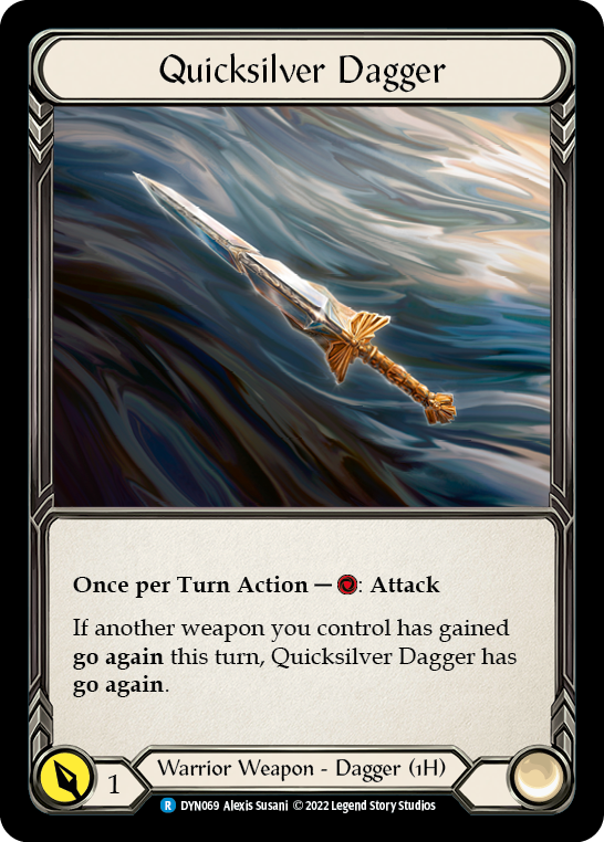 Quicksilver Dagger [DYN069] (Dynasty)  Rainbow Foil | Good Games Modbury