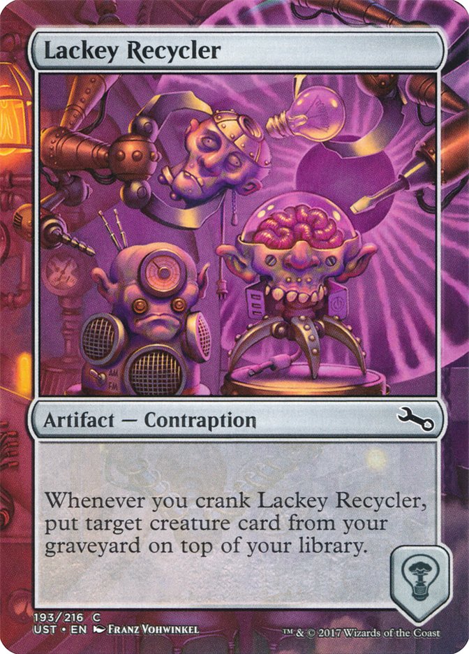Lackey Recycler 193/216 (Unstable)  - Foil | Good Games Modbury