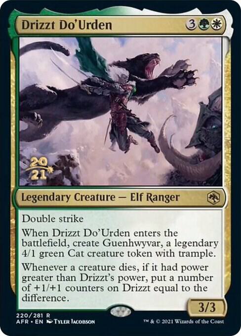 Drizzt DoUrden 220s/241 (Prerelease Cards)  - Foil | Good Games Modbury