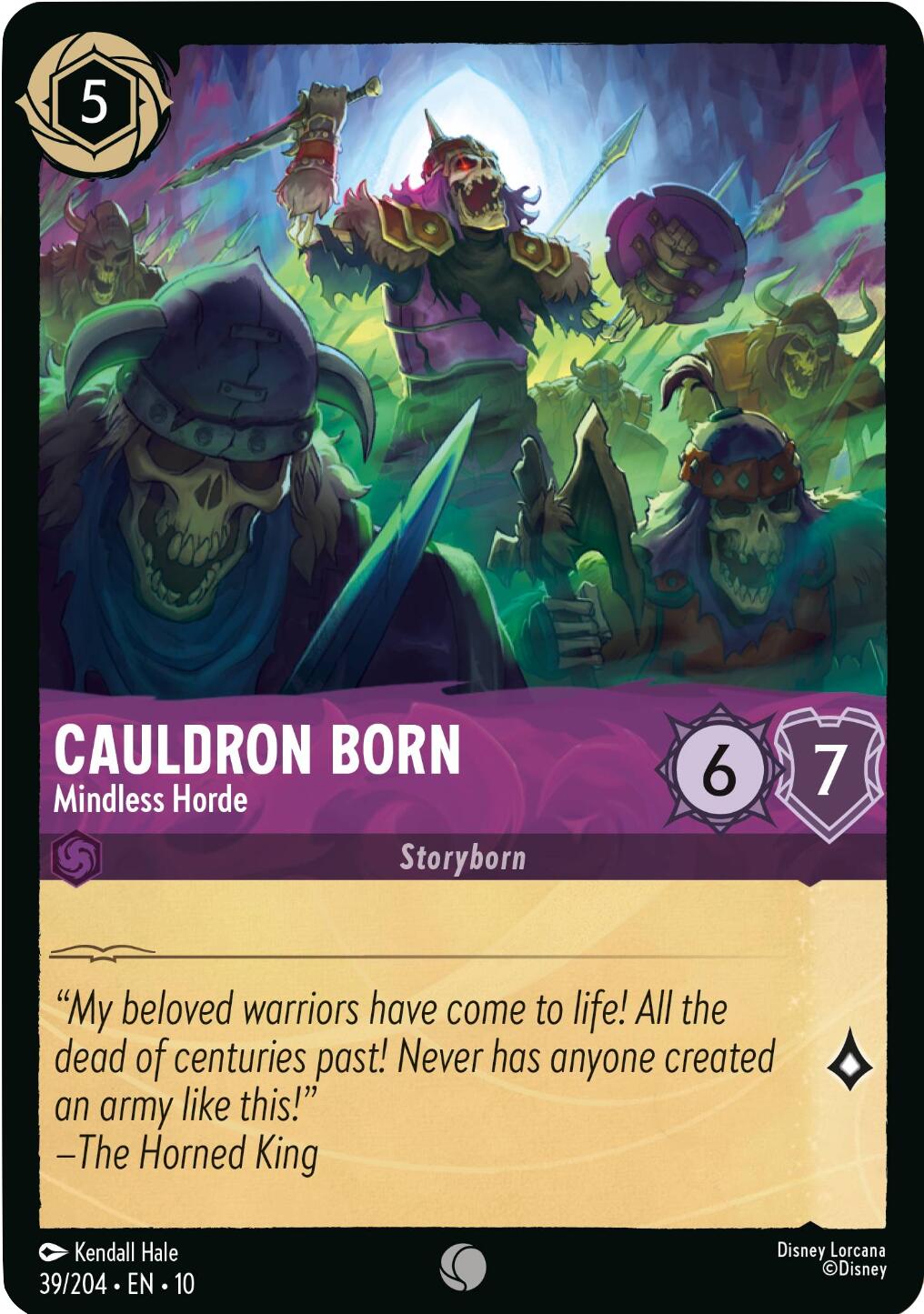 Cauldron Born - Mindless Horde (39/204) [Whispers in the Well] | Good Games Modbury