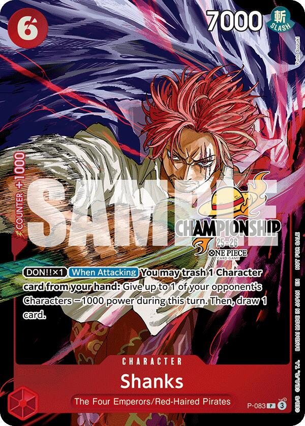 Shanks (CS 25-26 Event Pack Finalist Ver.) [One Piece Promotion Cards] | Good Games Modbury