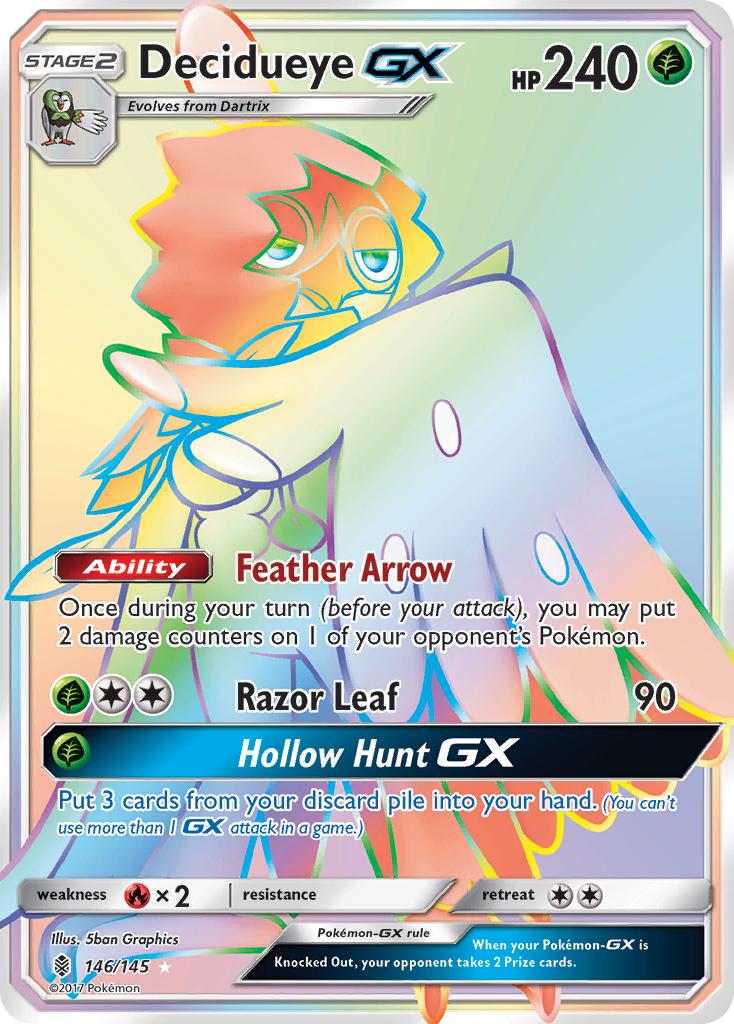 Decidueye GX (146/145) [Sun & Moon: Guardians Rising] | Good Games Modbury
