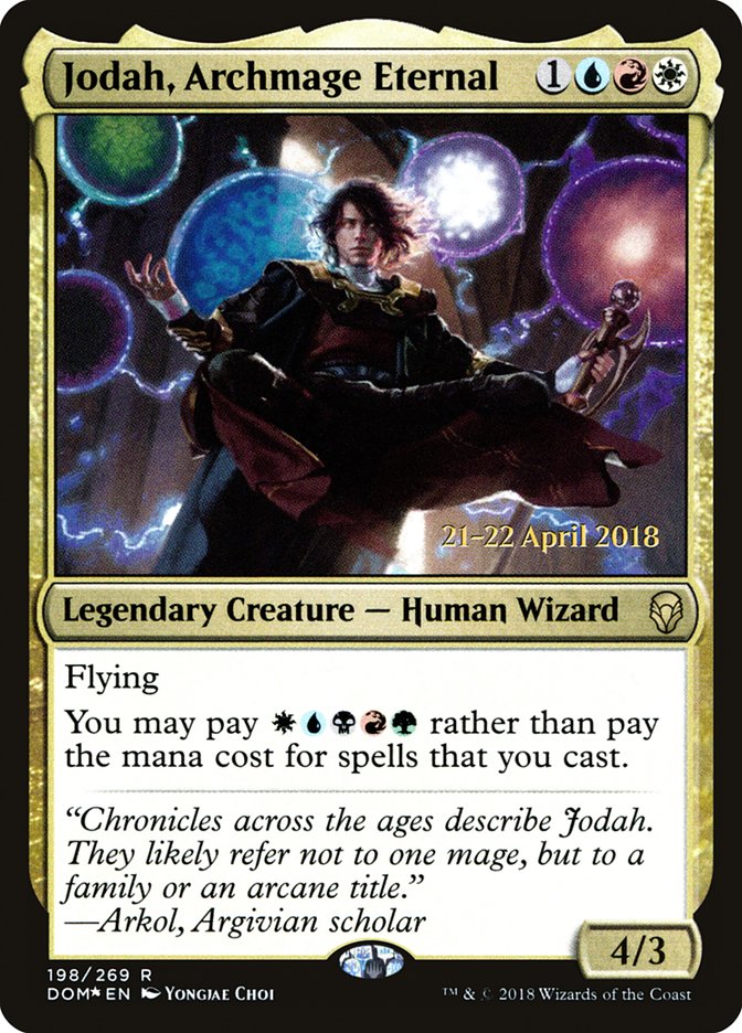 Jodah, Archmage Eternal [Dominaria Prerelease Promos] | Good Games Modbury