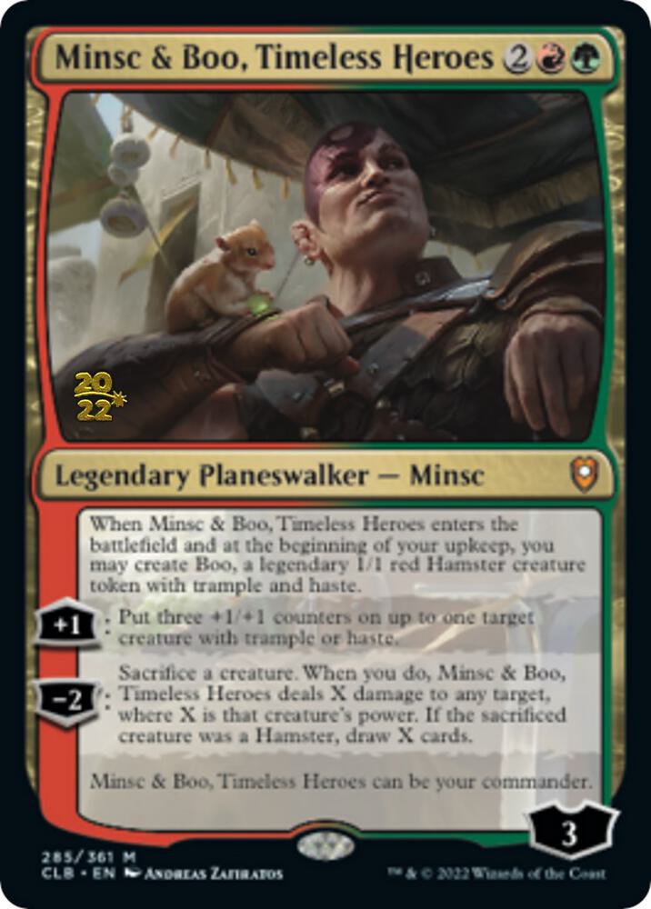 Minsc and Boo Timeless Heroes 285s/108 (Prerelease Cards)  - Foil | Good Games Modbury