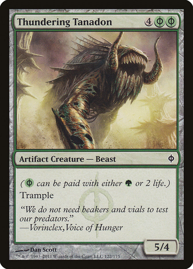 Thundering Tanadon 122/175 (New Phyrexia)  - Foil | Good Games Modbury