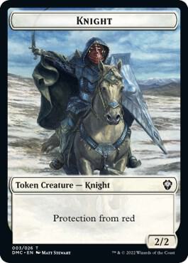 Knight Token 3 (Commander: Dominaria United)  | Good Games Modbury