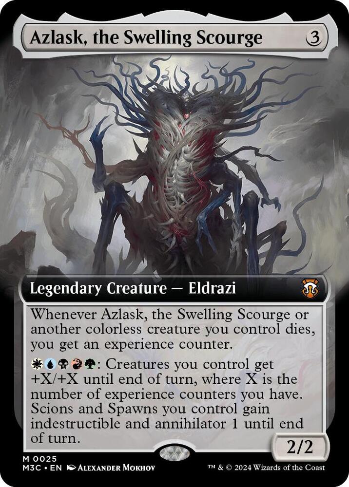 Azlask, the Swelling Scourge 25/411 (Commander: Modern Horizons 3)  - Extended Art Foil | Good Games Modbury