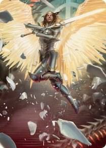 Archangel Elspeth Art Card 1 (Art Series: March of the Machine)  | Good Games Modbury