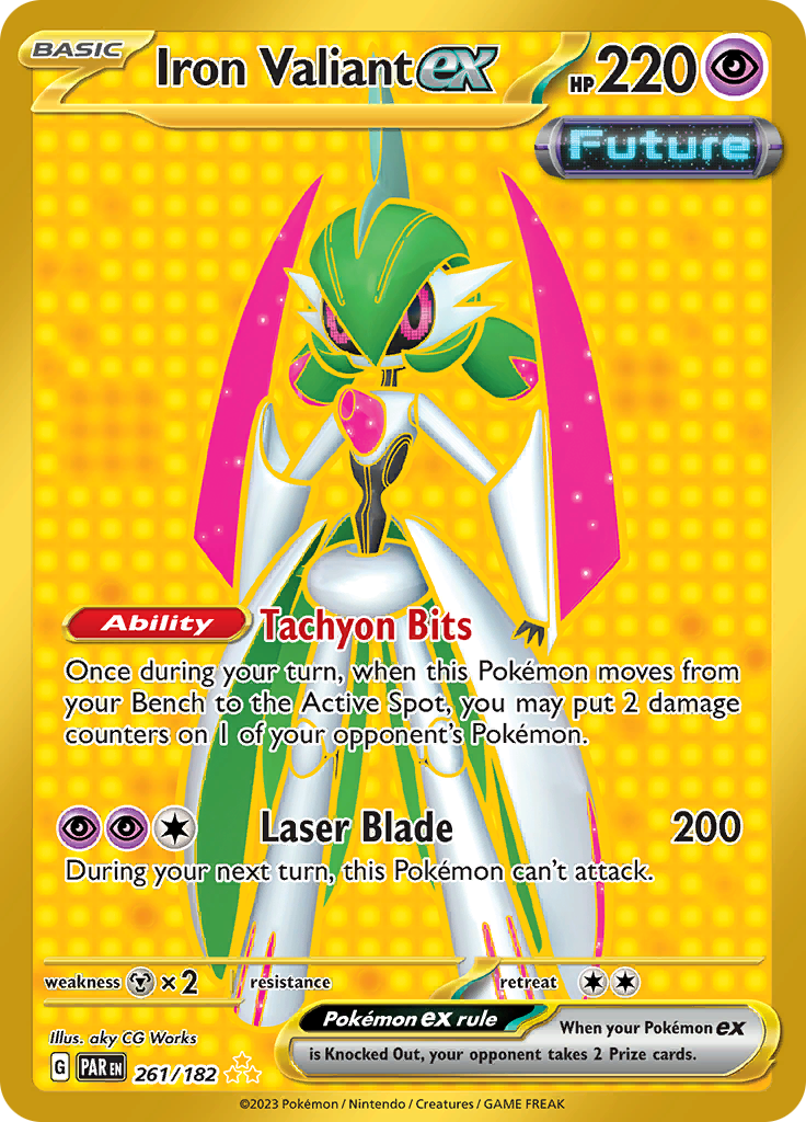 Iron Valiant ex (261/182) [Paradox Rift] | Good Games Modbury