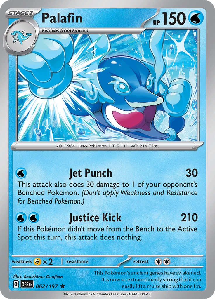 Palafin (062/197) [Scarlet & Violet: Obsidian Flames] | Good Games Modbury