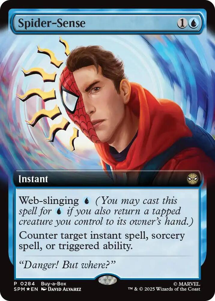 Spider Sense Extended Art 284/198 (Buy-A-Box Promos)  - Foil | Good Games Modbury