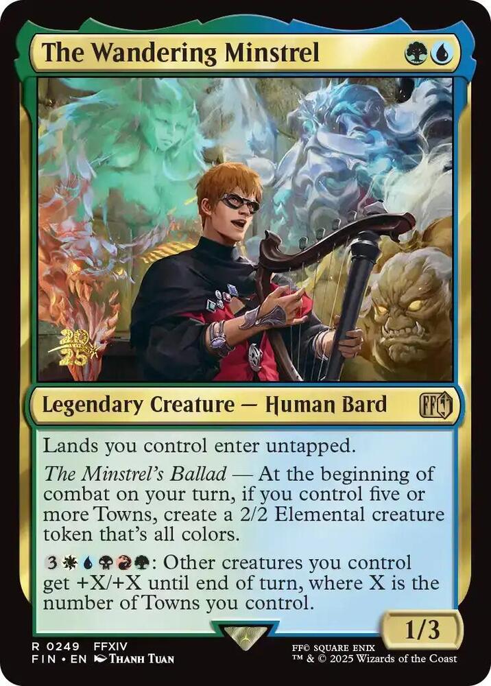 The Wandering Minstrel 249s/116 (Prerelease Cards)  - Foil | Good Games Modbury