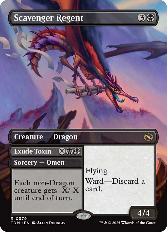 Scavenger Regent (Borderless) [Tarkir: Dragonstorm] | Good Games Modbury